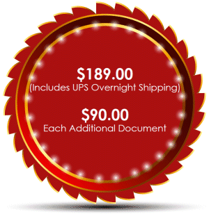The price for the first apostilled document is $189 and $90 for each additional document.